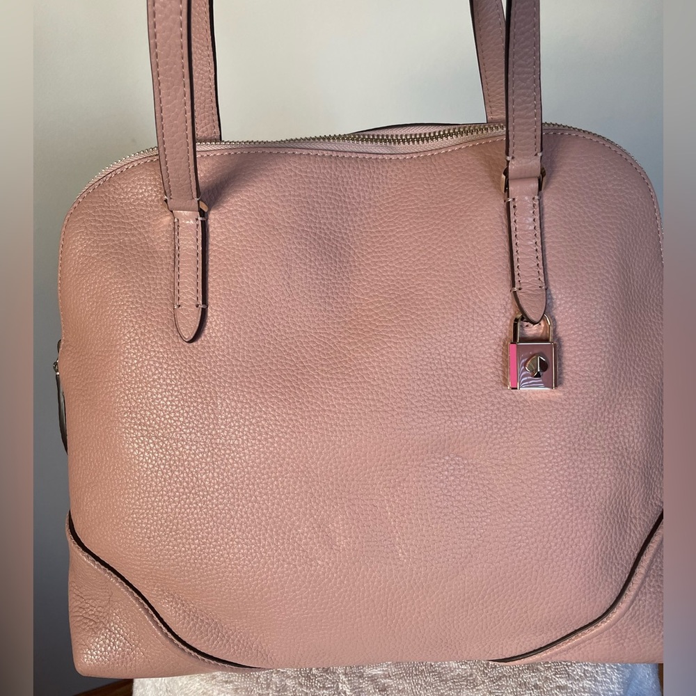 Kate Spade blush pink leather tote